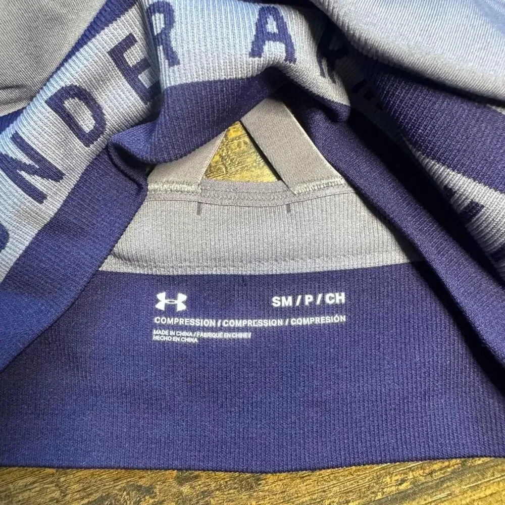 Under-armour Women's Purple and Grey Sports Bra